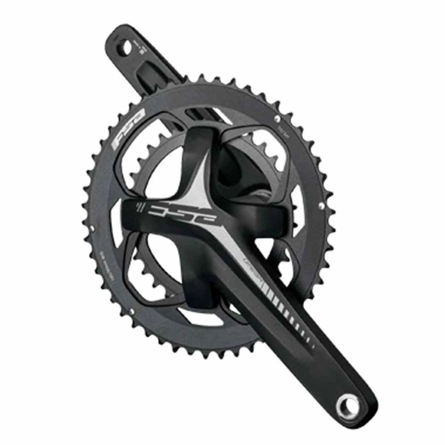 Bike Cranksets | * Fsa Omega Abs Double Adventure Megaexo Road Crankset Black