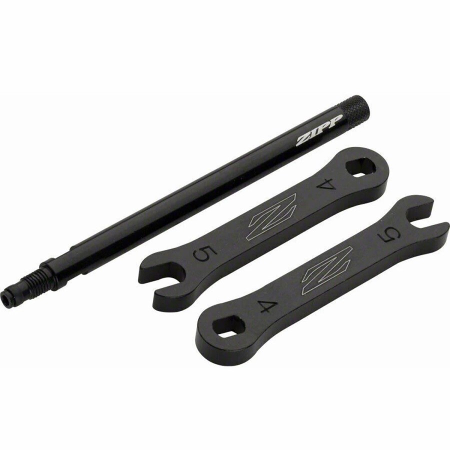 Misc Small Bike Parts | * Zipp Tangente Aluminum Knurled Valve Extender 2022 Black