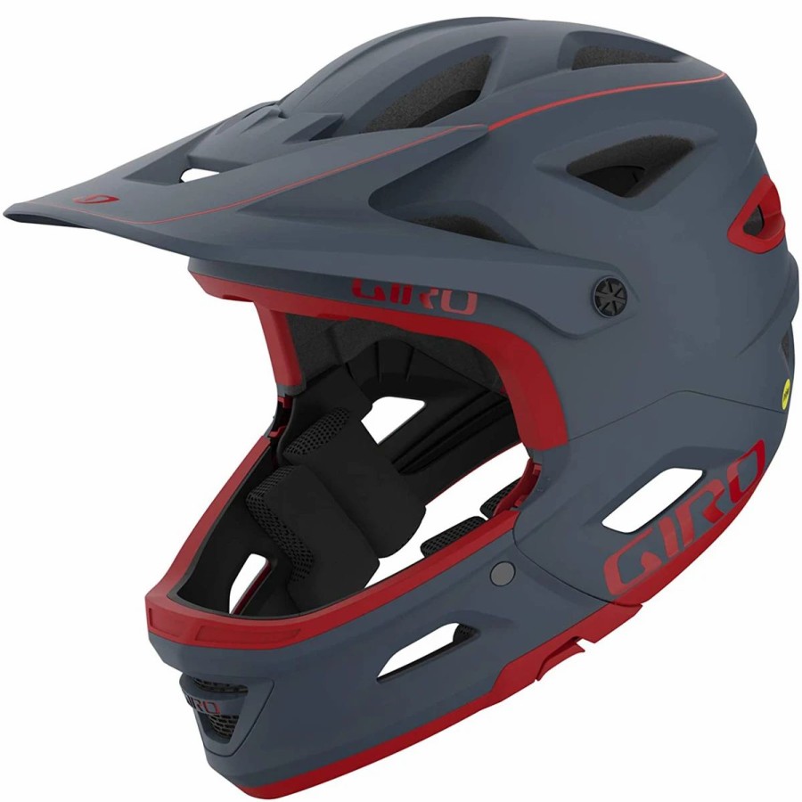 Bike Helmets | * Giro Switchblade Mtb Helmet 2021 Matte Portaro Gray/Red