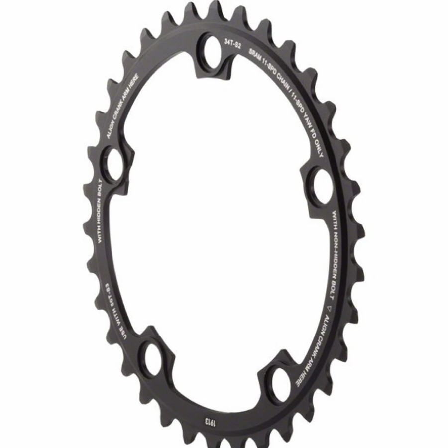 Bike Chainrings | * Sram Xg 2X11 Alloy Chainring 2022 Black