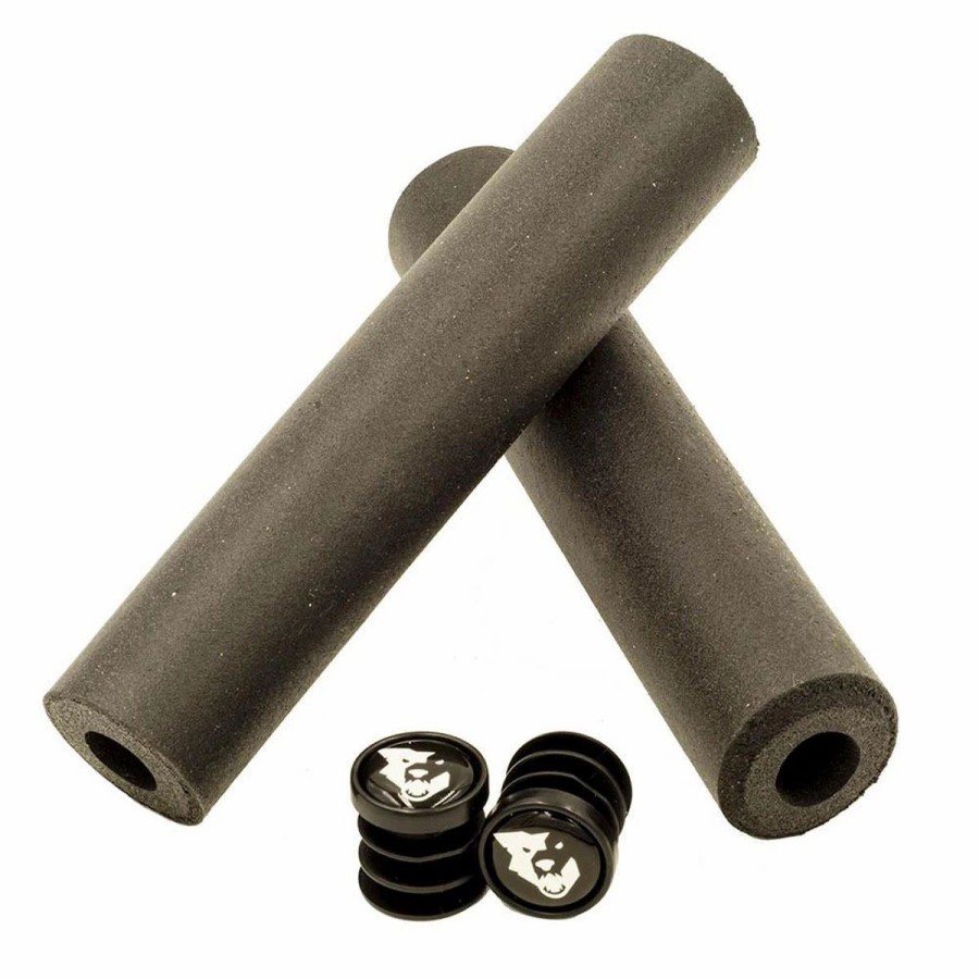 Bike Grips | * Wolf Tooth Components Fat Paw Grips Black