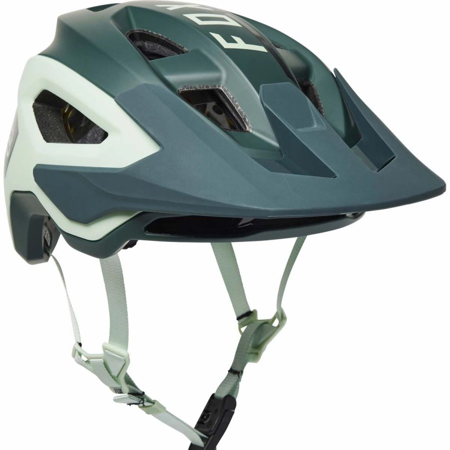 Bike Helmets | * Fox Racing Speedframe Pro Helmet 2022 Blocked Sea Foam