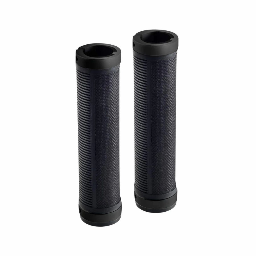 Bike Grips | * Brooks Cambium Rubber Grips 130/130 Mm All Black/Aw *Damaged Packaging*