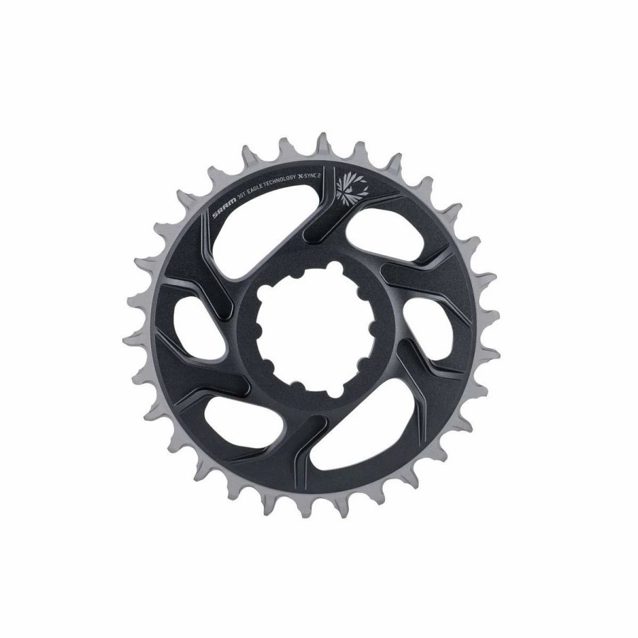 Bike Chainrings | * Sram Chain Ring X-Sync 2 30T Direct Mount 6Mm Offset Eagle Lunar/Polar Gray