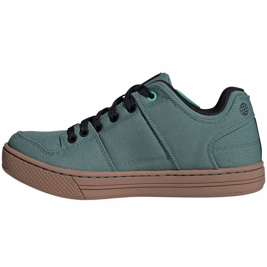 Bike Shoes | * Five Ten Freerider Canvas Women'S Mtb Shoes Hazy Emerald/Core Black/Acid Mint