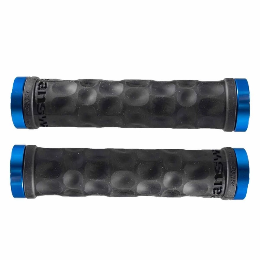 Bike Grips | * Answer Stein Grips Blue/Black Anodized