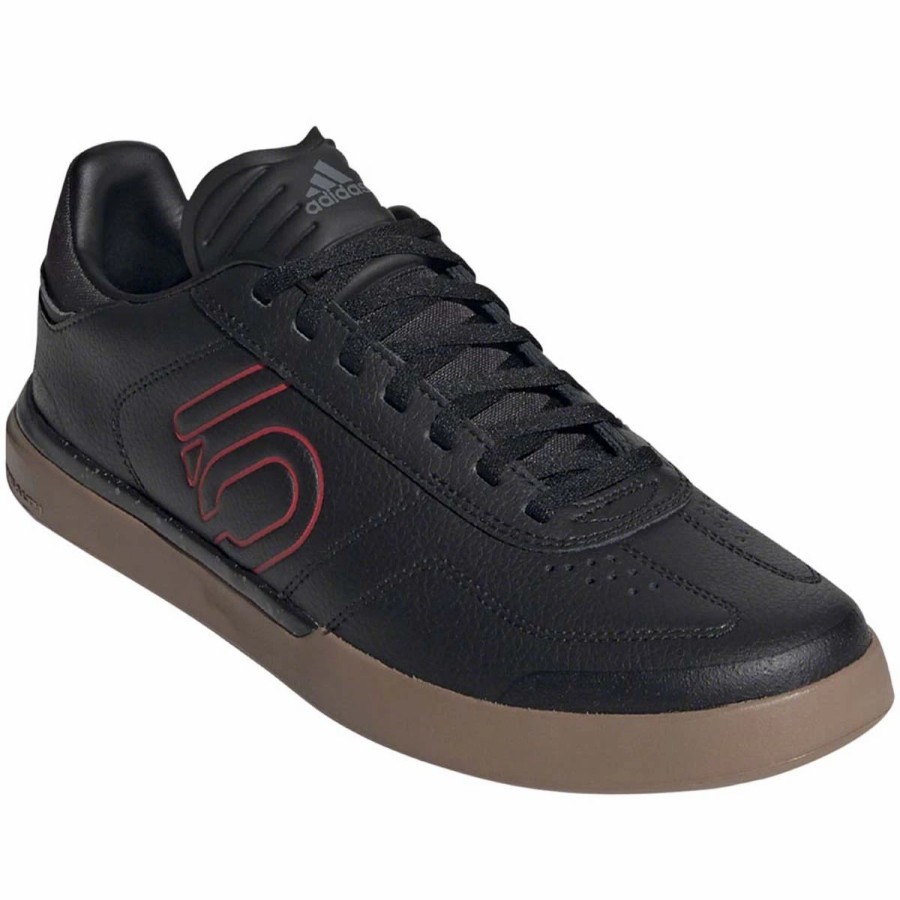 Bike Shoes | * Five Ten Sleuth Dlx Pu Flat Shoe- Black/Scarlet/Gum 11