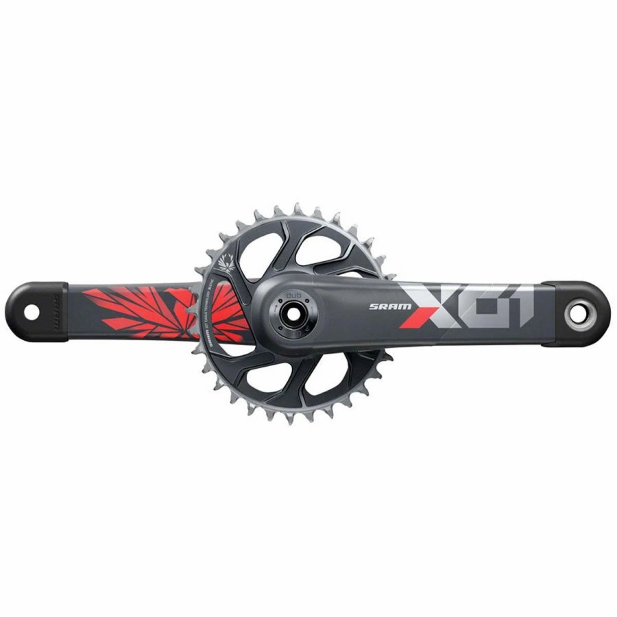 Bike Cranksets | * Sram X01 Eagle Boost Crankset Lunar/Oxy Red