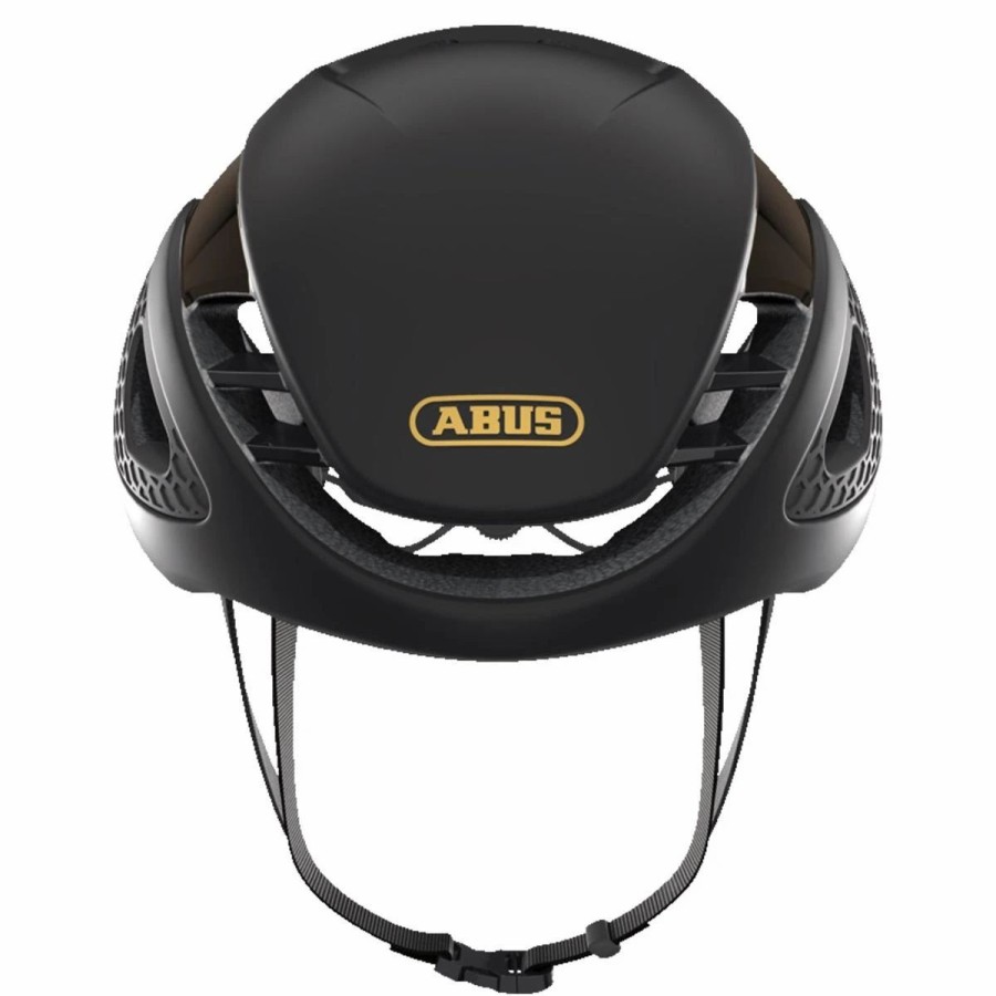 Bike Helmets | * Abus Gamechanger Road Helmet Black/Gold Medium (52-58Cm) Damaged Packaging