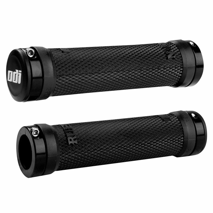 Bike Grips | * Odi Ruffian Lock-On Mtb Grips Bonus Pack Black